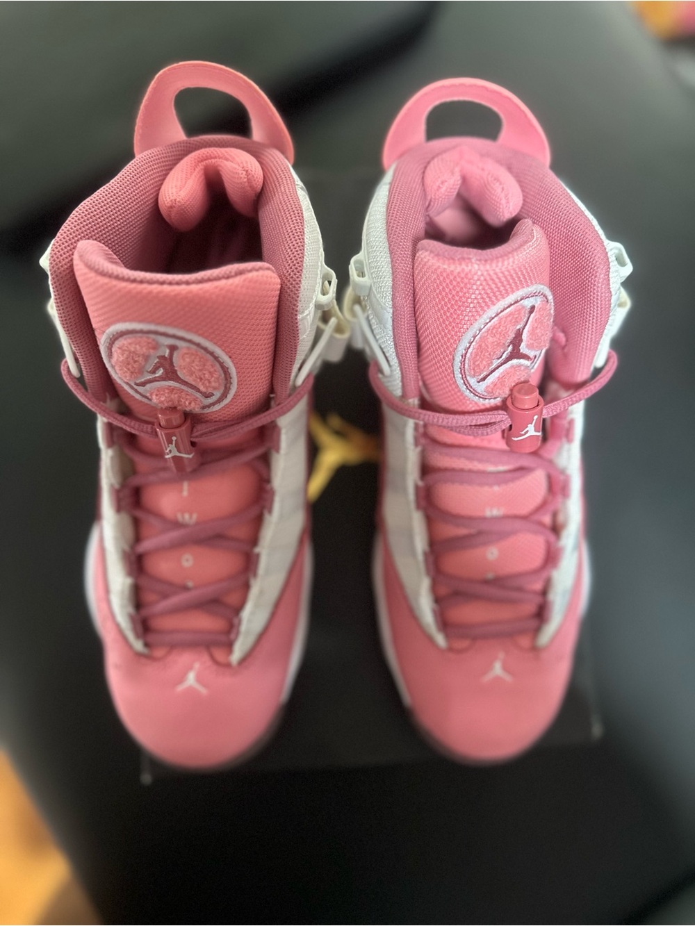 Jordan 6 Rings Pink Sneakers 6Y